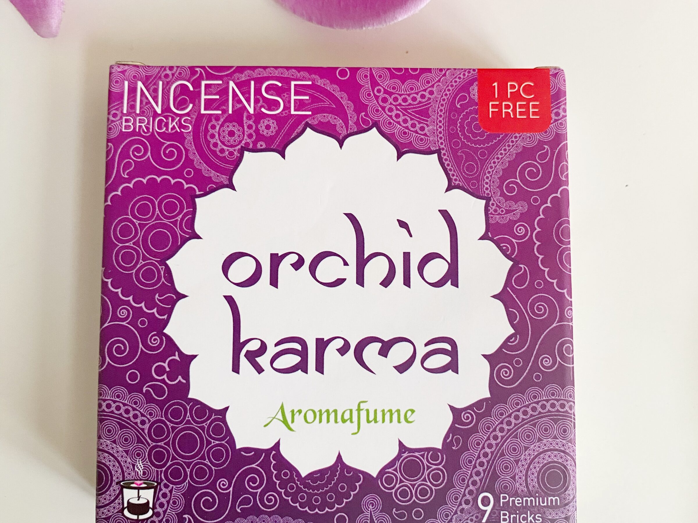 Aromafume - Incense bricks - Orchid Karma - 9 blokjes - non-toxic